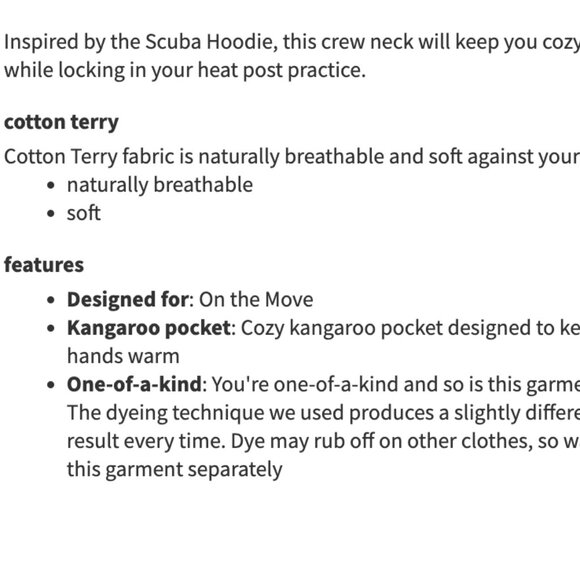 Lululemon Scuba Crew *Wash Washed Purple Quartz size 8 - Picture 3 of 9